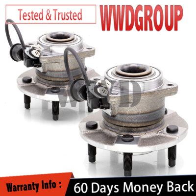 Pair Rear Wheel Hub Bearing For 05-06 Chevy Equinox 02-07 Saturn Vue 06 Torrent