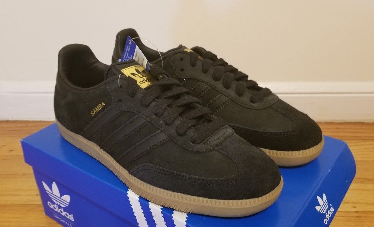 adidas samba og black gold
