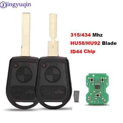 Remote Car Key 315/433 Mhz ID44 Chip For BMW Z3 E32 E36 E38 E39