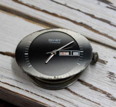 The dial with the mechanism mens watch Poljot 2628 17 stone the USSR  not work