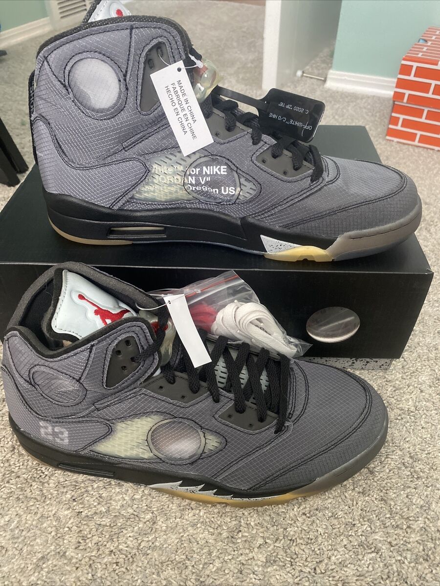 Nike Air Jordan 5 Retro SP x Off-White Mid Muslin Size 13 Nike Air Jordan 5 Retro SP x Off-White Mid Muslin Size 13