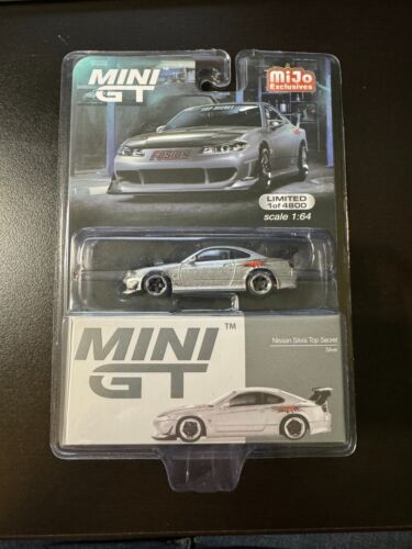 MINI GT 545 - Nissan Silvia Top Secret (S15) srebrny - edycja limitowana  - Zdjęcie 1 z 2
