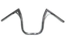 15 inch Chrome Z-Bar Handlebar with Wiring Slots fits Harley Davidson