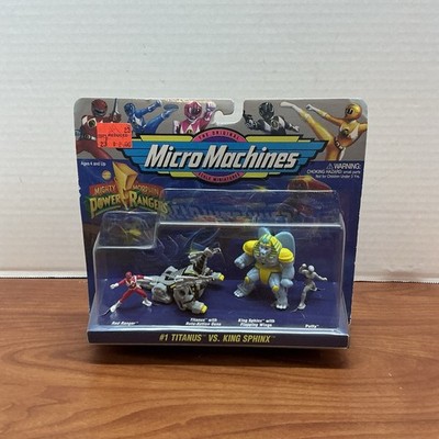  Micro Machines Mighty Morphin Power Rangers #1 Titanus vs King Sphinx     S3