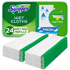 New Pack Of 24 Count Swiffer Sweeper Wet Mopping Cloths Fresh Scent Fast Ship