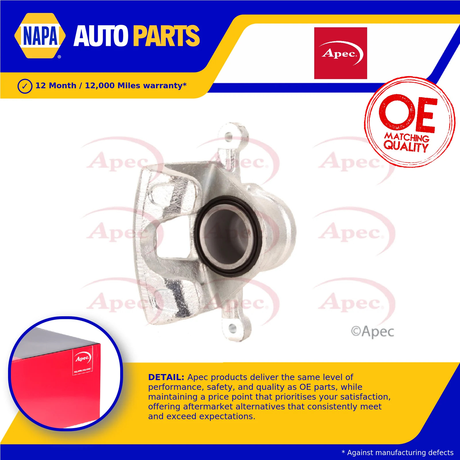 Brake Caliper fits DAEWOO NUBIRA J200 1.8 Front Left 03 to 05 T18SED 96249284