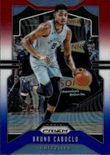 2019-20 Panini Prizm Bruno Caboclo #143 Prizms Red White and Blue Memphis 34A