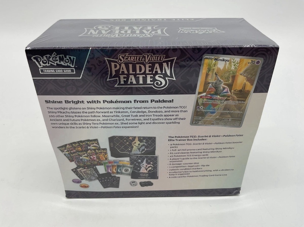 Nintendo Pokémon TCG Scarlet & Violet Paldean Fates Elite Trainer