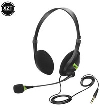 USB Headset Headphone With Microphone Noise Cancelling For PC Computer Call Chat