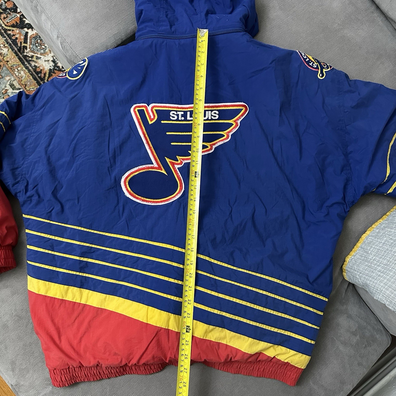 VTG 90’s Apex One St. Louis Blues NHL Coat Puffer Jacket Men’s XL Full Zip