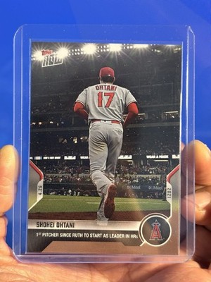 2021 Topps Now - SHOHEI OHTANI #137 1st PITCHER SINCE BABE RUTH TO START AS LEAD