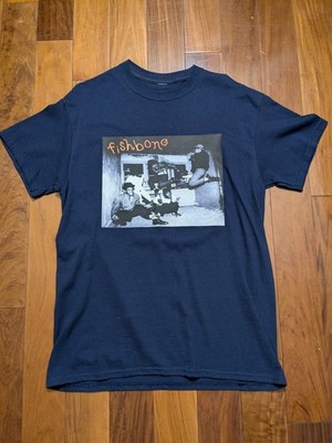 EP Party Fishbone At Ground Zero Band Navy T-shirt S to 5XL NZL913