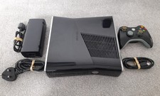 Xbox 360 Slim 250GB Console with Wireless Controller & Power Supply - Working A1