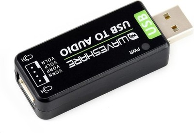USB to Audio Adapter,USB Audio Module Sound Card with External Audio Converter
