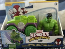 Marvel Spidey Amazing Friends Lot Of 3 Iron Man, Hulk,  Ghost Spider Brand New