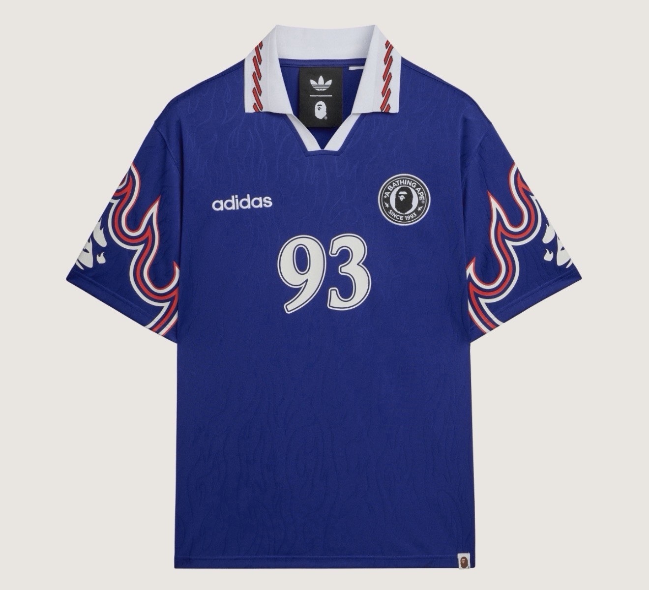 *A BATHING APE Men's BAPE x ADIDAS World Cup Pack FLAME JERSEY (RELAXED) 2XL