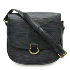 Louis Vuitton Epi Mini Sun Crew Shoulder Bag Pochette Crossbody Leather Noir Bla