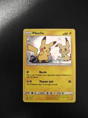 Pokemon Pikachu SM162 Rare Holo Black Star Promo Special Edition 2019 TCG