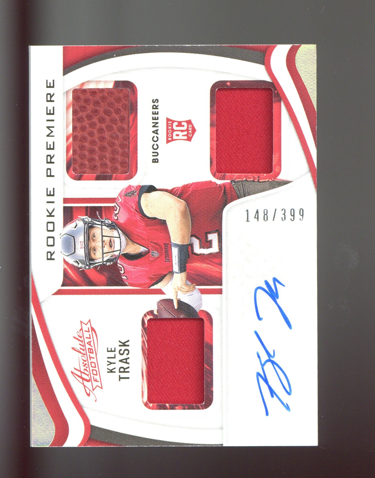 Kyle Trask Panini Absolute #221 Autograph