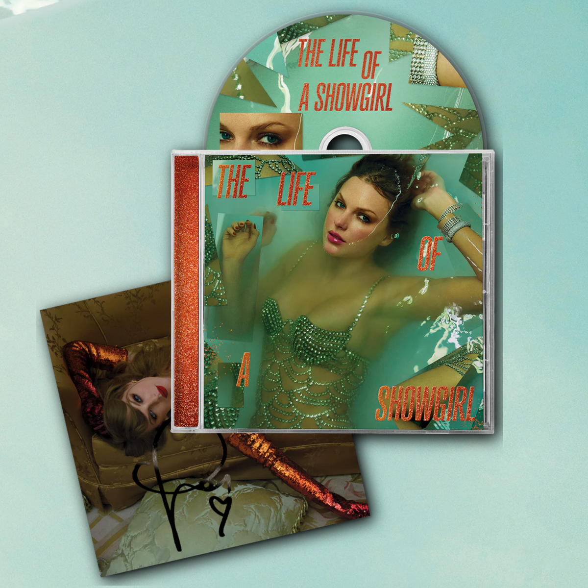 Taylor Swift The Life of a Showgirl Signed CD Complete SEALED Set