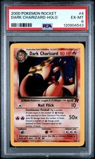 DARK CHARIZARD 2000 Pokemon Team Rocket Holo #4 - PSA 6