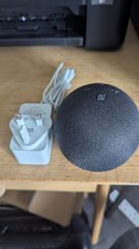 Amazon Echo Dot 5th Generation Smart Speaker with power cable - Charcoal.