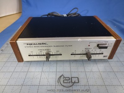 Realistic Radio Shack Stereo Bass Enhancer/Subsonic Filter Model 42-2106