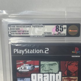 Grand Theft Auto III PS2 VGA 85+ U85 Sealed Black Label GTA 3