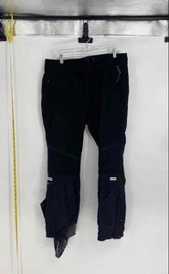 Roffe Mens Black Snowboarding Zipped Pockets Regular Fit Ski Snow Pants Size 36