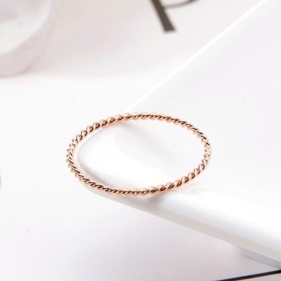 Pure Copper Tensor Ring Solid Twisted Handmade Health Energy Ring for Women Men