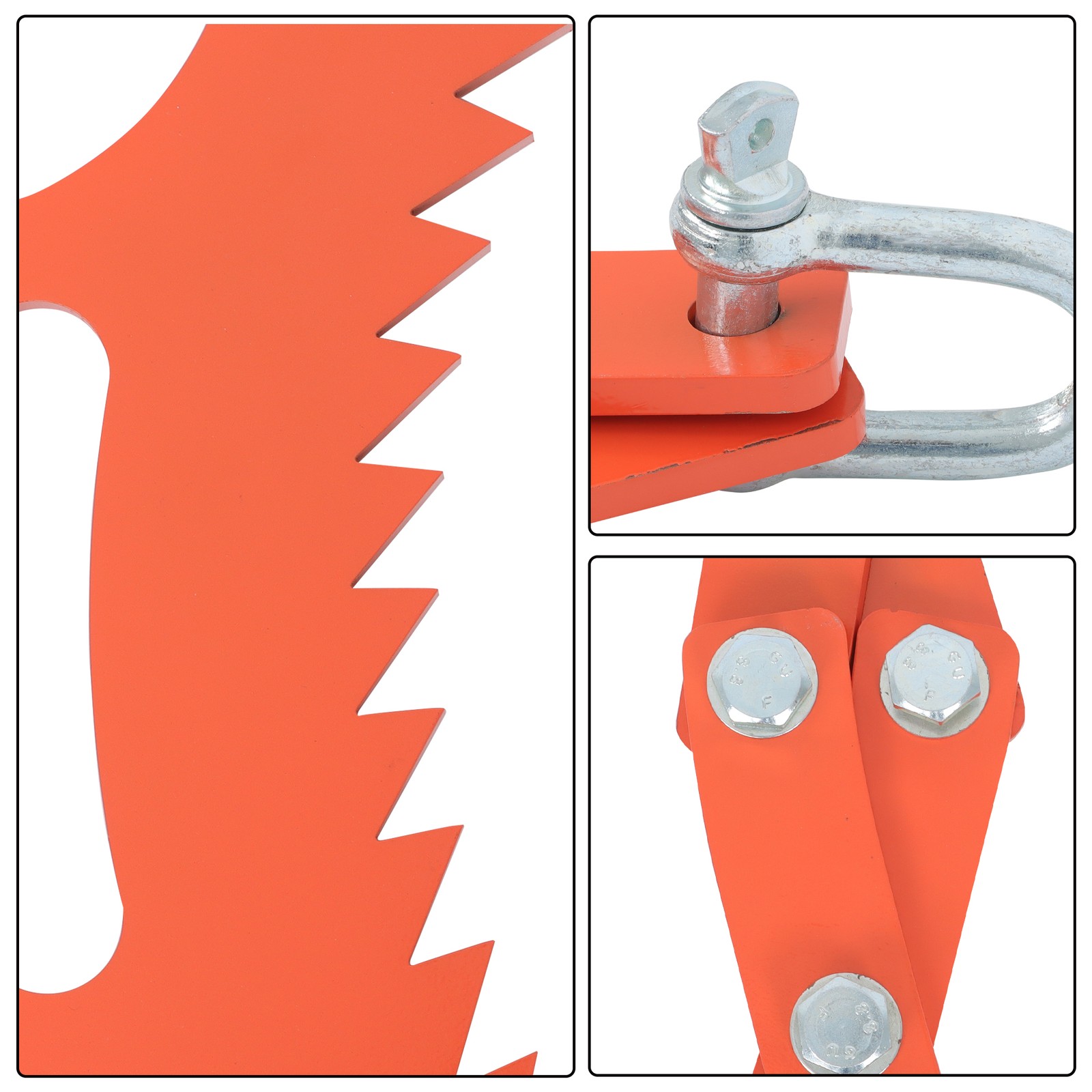 1× Heavy Duty 2 Claw Timber Log Lifting Logging Tongs Grabber Tong 30" Claw Hook