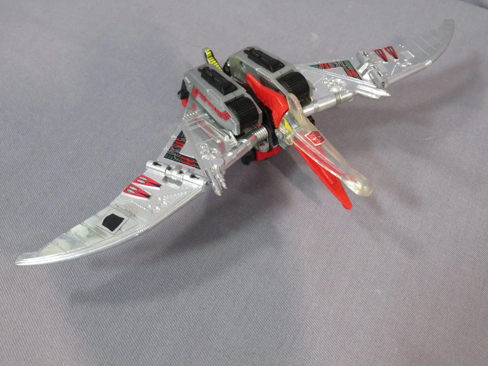 Transformers G1 Dinobot "SWOOP" 100% Complete w/Unused Missiles Hasbro 1985 - Image 3 of 4
