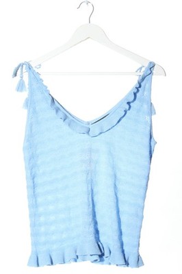 VERO MODA Stricktop Damen Top Gr. DE 40 himmelblau Casual-Look