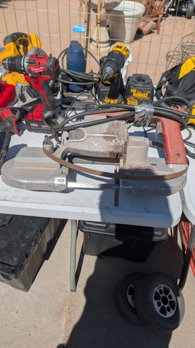 Milwaukee 6227 Heavy Duty Deep Cut Portaband Saw with 2 Extra Blades MSRP $329