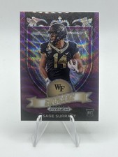 2021 Panini Prizm Draft Picks Crusade Purple Wave Prizm - #177 Sage Surratt (NM)