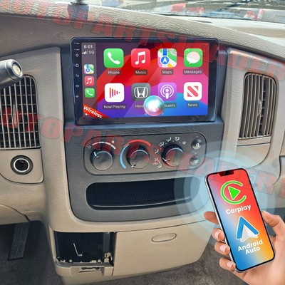Carplay For 2002 2003 04-2005 Dodge Ram 1500 2500 3500 Android 13 Radio GPS Navi