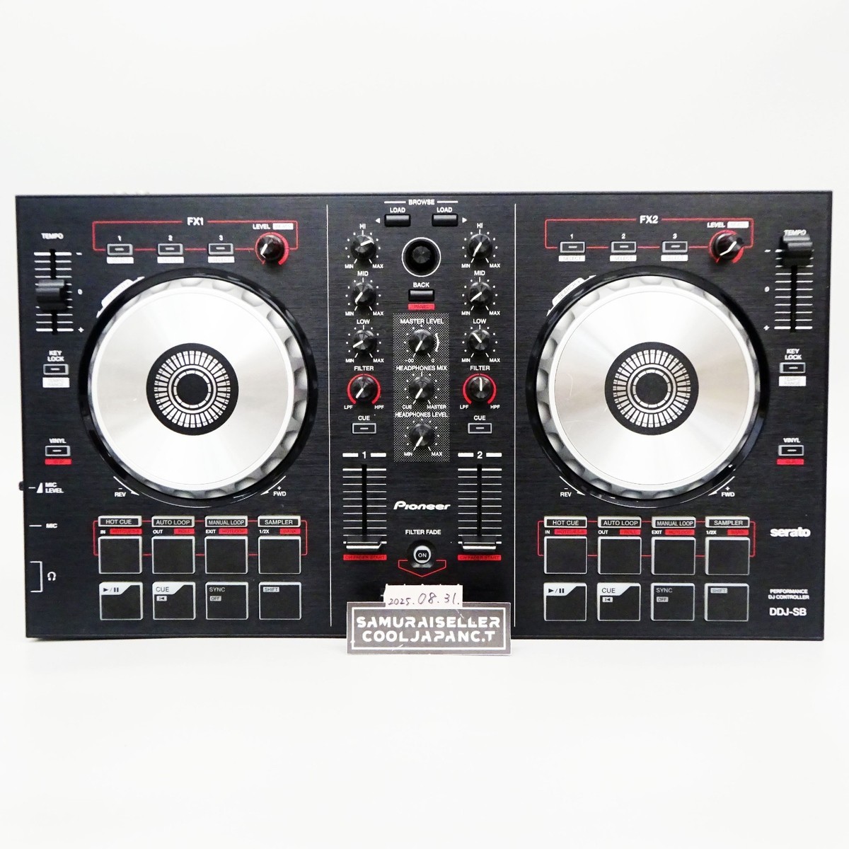 Pioneer DDJ-SB デジタルDJコントローラー Pioneer DJ DDJ-SB Black Serato DJ Controller from Japan Used