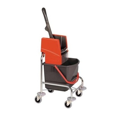 Vermop Reinigungswagen Eimer 1 x 17l u.Presse STA Reinigungswagen 448
