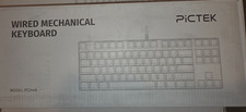 PICTEK Wired Mechanical Keyboard Black PC244A - RGB Backlit - Blue Key Switch