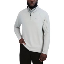 Ben Sherman Men's Quarter Zip, Stretch fabric, Lightweight