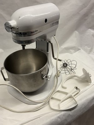 KitchenAid K5SS Heavy Duty Series 5qt Stand Mixer - White for sale