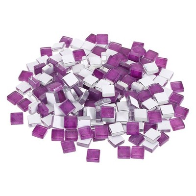 Micro Glass Tiny Mini Mosaic Tile for DIY (Dark Purple Pack of 200)