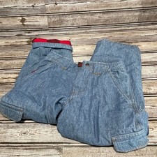 Woolrich Boys Pants Blue Pockets Flannel Lined Size 6