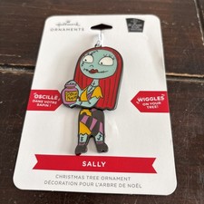 Hallmark Disney The Nightmare Before Christmas Sally Wiggle Enamel Ornament New
