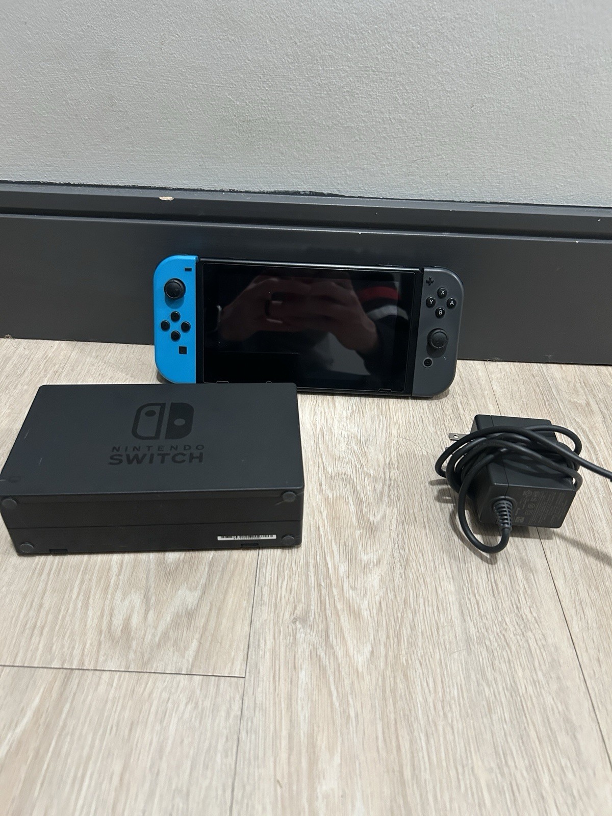 Nintendo Switch Handheld Console - Gray Blue Joy-Cons, Charger & Dock