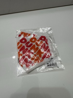 Dunkin' Donuts Logo Face Mask New