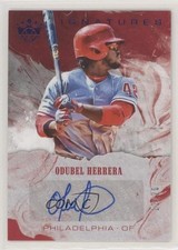2018 Panini Diamond Kings DK Signatures Holo Blue 12/20 Odubel Herrera Auto 1u4