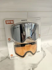 NEW! Spy+ Mainstay Snow Goggles + Extra Lens - Regular Fit Skiing Snowboarding