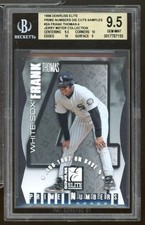 Frank Thomas Card 1998 Donruss Elite Prime Numbers Die Cut Samples #2A BGS 9.5