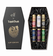 Elf Cosmetics X Liquid Death Lip Embalms Vault ☠️💀6pc Limited Edition Presale